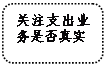 圓角矩形: 關(guān)注支出業(yè)務(wù)是否真實